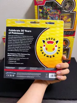 - LOT OF 4 - Pokemon TCG Day 2026 Collection Box Pikachu Promo Card - NEW SEALED - Image 3