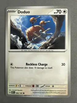 Pokemon TCG * Scarlet & Violet 151 Card * 084/165 Doduo Common * FRESH PK - Image 1