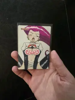 Magic MTG Altered Mountain / Land Card | Hand Painted & Color Anime Girl - Image 2