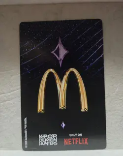 McDonalds KPOP Demon Hunter Huntrix Meal Baby Saja Holo Promo Card - Image 3