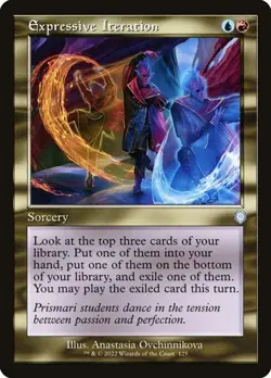 Expressive Iteration - Retro Frame BRC NM MTG - Image 1