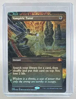 Vampiric Tutor 2023 Magic: The Gathering Dominaria Remastered #430 Foil - Image 1