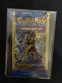 Pokemon XY BREAKPOINT Three Card Booster Pack Amazing Condition 2016 - Image 1