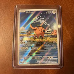 Cufant 076/064 Illustration Rare 2024 Pokemon Shrouded Fable Full Art Card - Image 1