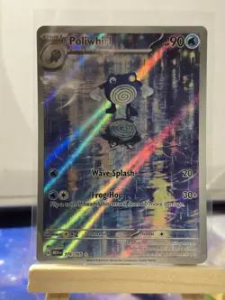 Poliwhirl 176/165 Scarlet Violet-151 Illustration Rare Pokemon TCG Card - Image 1