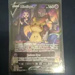 Pokemon Mimikyu V Ultra Rare TG16/TG30 Brilliant Stars Holo 160 HP Psychic - Image 1