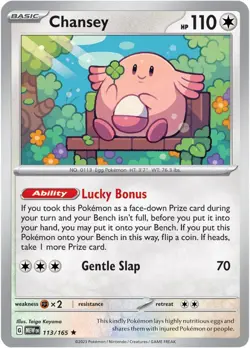 Chansey (113/165) [Scarlet & Violet 151] Lightly Played Holofoil Pokemon TCG - Image 1