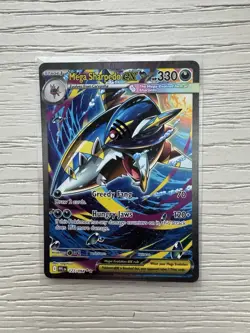 Pokemon Mega Sharpedo EX 127/094 Phantasmal Flames Rare Holo 330 HP - Image 1