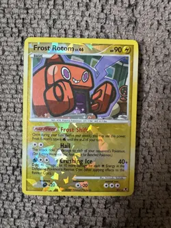 2009 Pokemon Platinum Rising Rivals RT2 Frost Rotom Reverse Holo LP Rare Vintage - Image 1