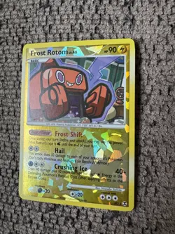 2009 Pokemon Platinum Rising Rivals RT2 Frost Rotom Reverse Holo LP Rare Vintage - Image 2