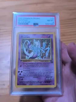 Pokemon Mewtwo Black Star Promo #12 Graded PSA 8 Nintendo Power 131 WOTC 2000 - Image 1