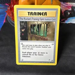 The Rocket's Training Gym 104/132 LP+ Rare - Gym Heroes - Pokemon TCG - Image 1