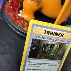 The Rocket's Training Gym 104/132 LP+ Rare - Gym Heroes - Pokemon TCG - Image 2