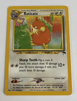 Pokemon Raticate Southern Islands 6/18 Promo Non Holo NM - Image 1