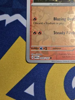 Pokemon Charmander GameStop Promo 004/165 Scarlet & Violet Holo 70 HP - Image 3