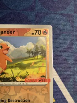 Pokemon Charmander GameStop Promo 004/165 Scarlet & Violet Holo 70 HP - Image 5