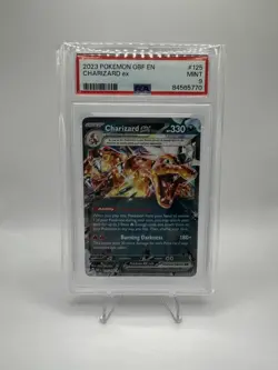 2023 POKEMON OBF EN-OBSIDIAN FLAMES #125 CHARIZARD EX PSA 9 - Image 1