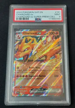 2024 Pokemon Scarlet & Violet Charizard Ex Super Premium Coll - PSA 9 🔥 #161 - Image 1