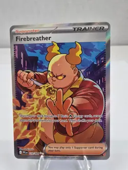 Pokemon TCG Firebreather 119/094 Me02: Phantasmal Flames Full Art Holo Near Mint - Image 1