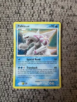 2008 Pokemon Diamond and Pearl DP27 Palkia Holo Rare LP Black Star Promo vintage - Image 1
