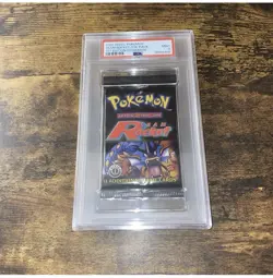 Pokemon Team Rocket 1st Edition Booster Pack Gyarados Art-BRAND NEW! PSA 9! - Image 1