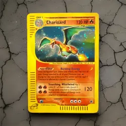 Pokemon TCG Charizard Expedition 6/165 Holo Rare 120 HP 2002 Scorching Whirlwind - Image 1
