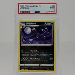 2025 POKEMON M24 EN-MCDONALD'S COLLECTION #009 UMBREON PSA 9 - Image 1