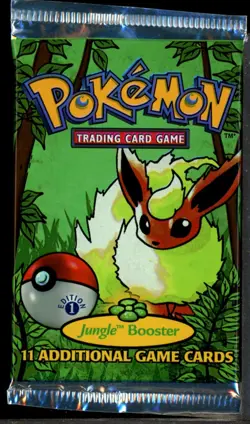 Pokemon TCG WOTC 1st Edition Jungle Booster Pack HEAVY 21.30g FLAREON ART - Image 1