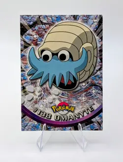 Topps Pokemon Blue Logo Non-Holo: Omanyte #138 - NM - Image 1