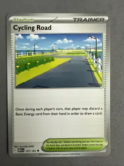 Pokemon TCG * Scarlet & Violet 151 Card * 157/165 Cycling Road U * FRESH PK - Image 1