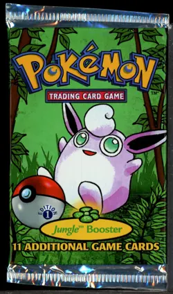 Pokemon TCG WOTC 1st Edition Jungle Booster Pack HEAVY 21.22g Wigglytuff ART - Image 1