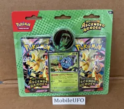 Pokemon Ascended Heroes 2-Pack Promo w/Coin Erika's Tangela Sealed Free Shipping - Image 1