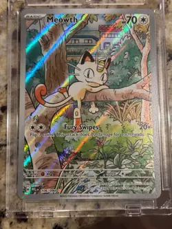 Meowth 106/094 Pokemon (2025) Phantasmal Flames Full Art Ultra Rare - Image 1