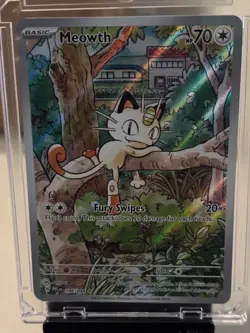 Meowth 106/094 Pokemon (2025) Phantasmal Flames Full Art Ultra Rare - Image 2