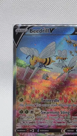 Pokemon TCG Beedrill V Astral Radiance 161/189 Holo Ultra Rare - Image 4