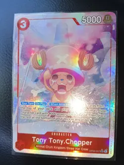 One Piece Card Game TCG Tony Tony.Chopper OP08-007 Alt Art M/NM Condition 💎💎💎 - Image 2