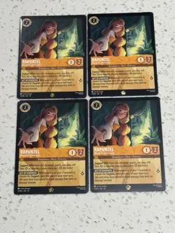 Disney Lorcana Rapunzel Ready for Adventure x4 3/204 Whispers in Well Non-Foil - Image 1