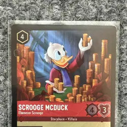 Disney Lorcana Winterspell Scrooge McDuck Ebenezer Scrooge 124/204 SRare Foil NM - Image 5