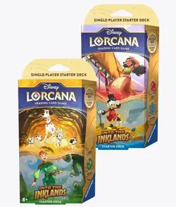 Disney Lorcana Into the Inklands Starter Deck Set of 2 - Brand New - In Stock! - Image 1