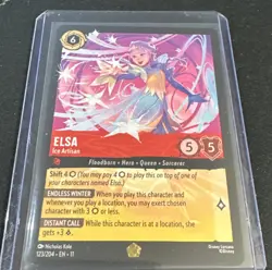 2026 Disney Lorcana Winterspell EN-11 Elsa 123/204 Regular - Image 1
