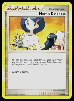 Pokemon Card Majestic Dawn Mom's Kindness 83/100 Uncommon - Image 1