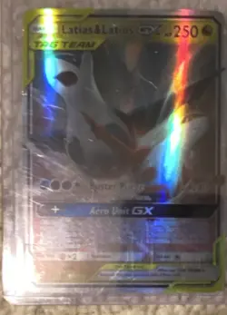 Pokemon TCG Holo 2-Card Lot: Latias & Latios GX SM113 + M Latios EX - Image 4