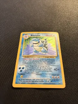 Blastoise 2/102 Base Set Unlimited Holo Rare Vintage Pokemon Card NM - Image 2