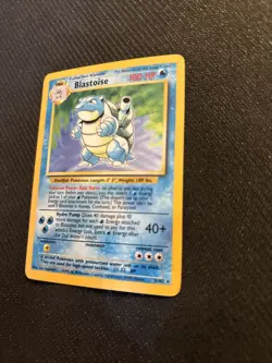 Blastoise 2/102 Base Set Unlimited Holo Rare Vintage Pokemon Card NM - Image 4