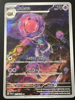 Pokemon TCG Rabsca Scarlet & Violet Paldea Evolved Holo Card 215/193 - Image 1