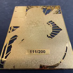 Goddess Story Gold METAL Card! #111/200! **LAST ONE!** - Shogun Bikini Anime - Image 2