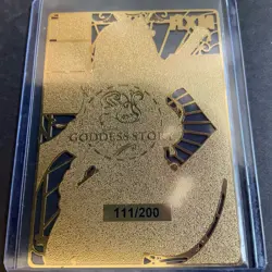 Goddess Story Gold METAL Card! #111/200! **LAST ONE!** - Shogun Bikini Anime - Image 4