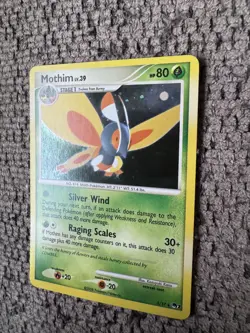 2008 Pokemon Pop Series 7 5/17 Mothim Cosmos Holo LP Rare Card Collection - Image 2