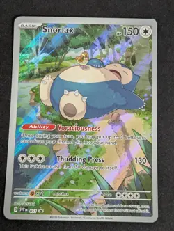 Snorlax 051 Sv: Scarlet & Violet Black Star Promo Cards Holo - Image 1