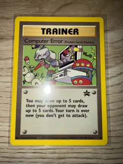 Trainer Computer Error Pokemon Black Star Promo Card #16 Pokemon League 2001 - Image 1